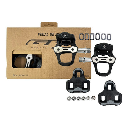 Pedales Para Ciclismo De Ruta Zp-110 9/16 Negro