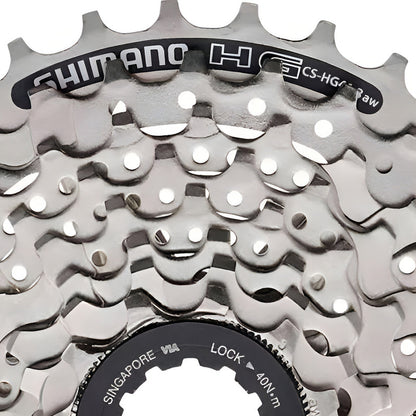 K7 Shimano Cs Hg41 8v 11-30 Altus Sora Tiagra Speed Chrome Color Número Máximo De Dientes 30 Número Mínimo De Dientes 11