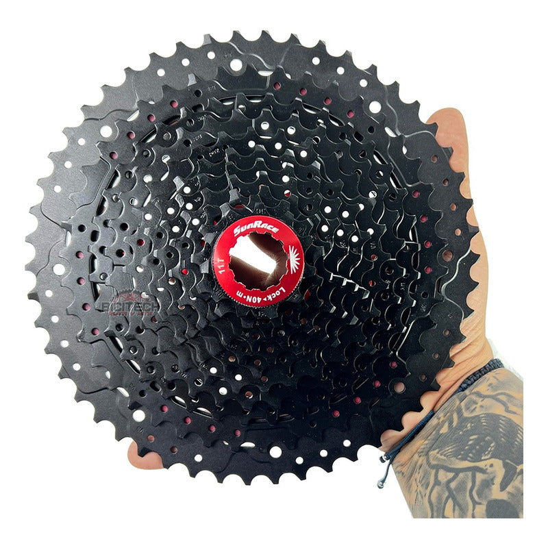 Pacha Cassette 11 Velocidades Sunrace Mx8 11-50 Biciclet Mtb - Negro - 11 - 50