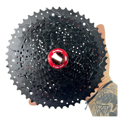 Pacha Cassette 11 Velocidades Sunrace Mx8 11-50 Biciclet Mtb - Negro - 11 - 50