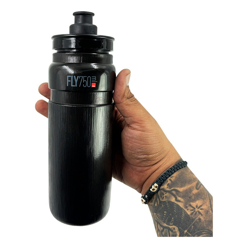 Caramañola Elite Fly Tex 750 Ml Bidón Ciclismo Libre Bpa