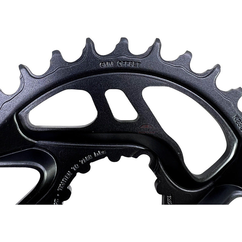 Coronilla Plato Sram Gx Eagle 12v 32t 6mm De Montaje Directo Negro