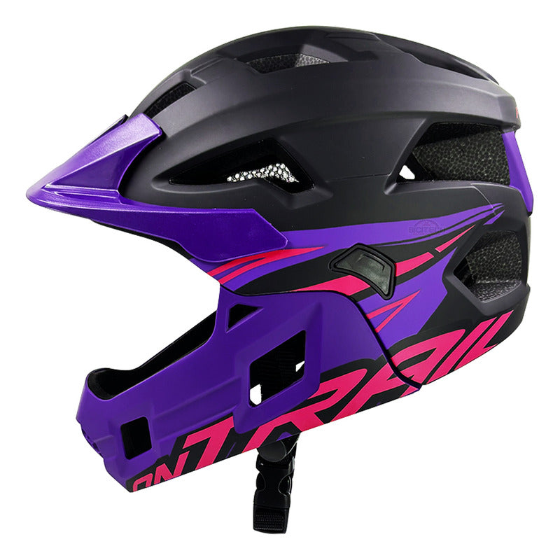 Casco Para Niños Niñas Ontrail Racer Full Face Bmx