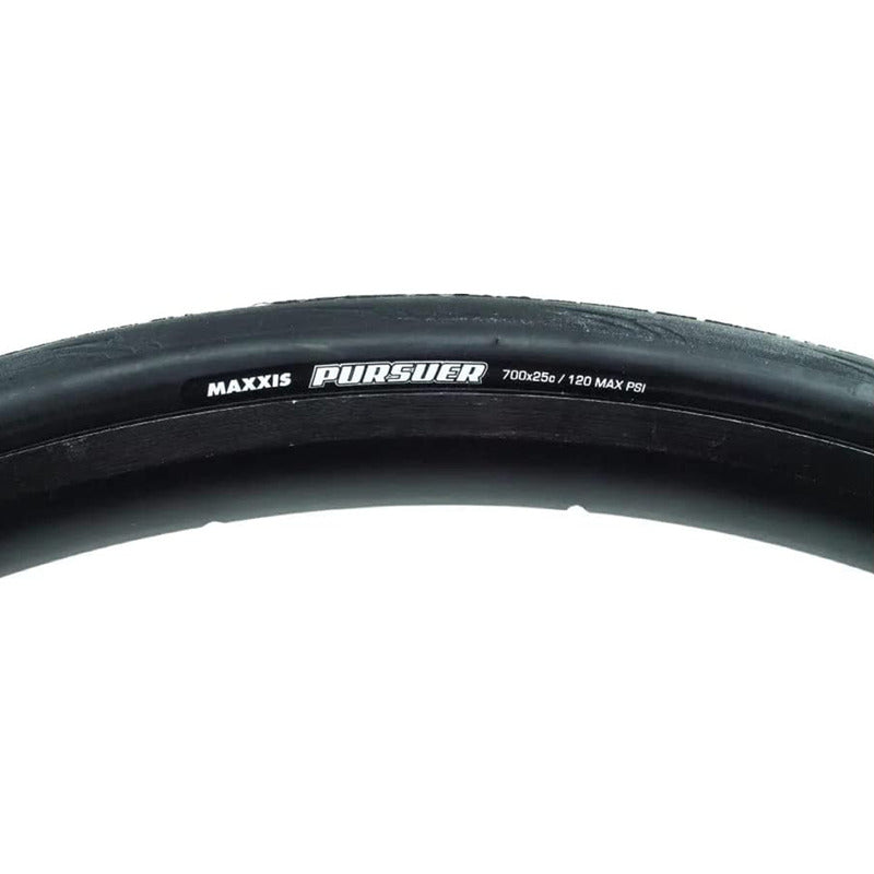 Llanta Bicicleta De Ruta Maxxis Pursuer 700x25 Oem 120 Psi Negro