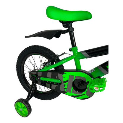 Bicicleta Gw Shadow 16 Niño Niña Ruedas Auxiliares Infantil