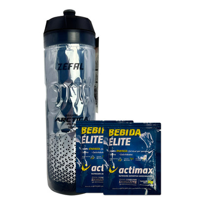 Caramañola Zefal Termica 750ml + 2 Bebidas Elite Hidratantes