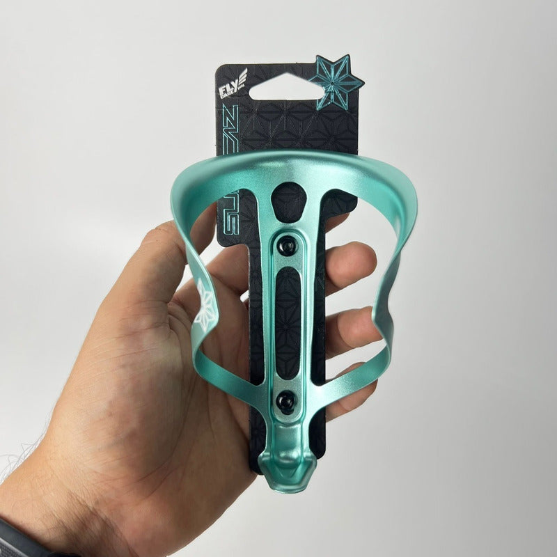 Porta Caramañola Mtb Ruta Ciclismo Supacaz Fly 18g Aluminio Celeste
