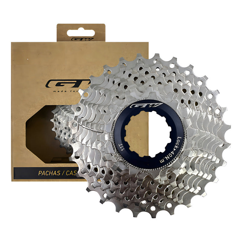 Pacha De 11 Velocidades Gw 11-28 Cassette Ruta Cantidad Máxima De Dientes 28 Color Plateado