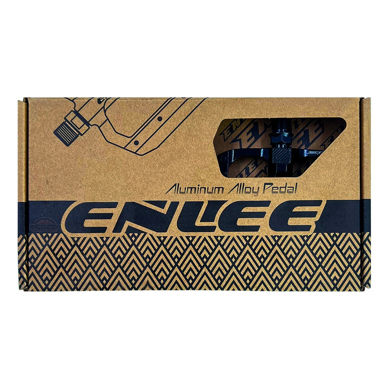 Pedales Bmx Enlee Mod 506 Aluminio Flat Negro