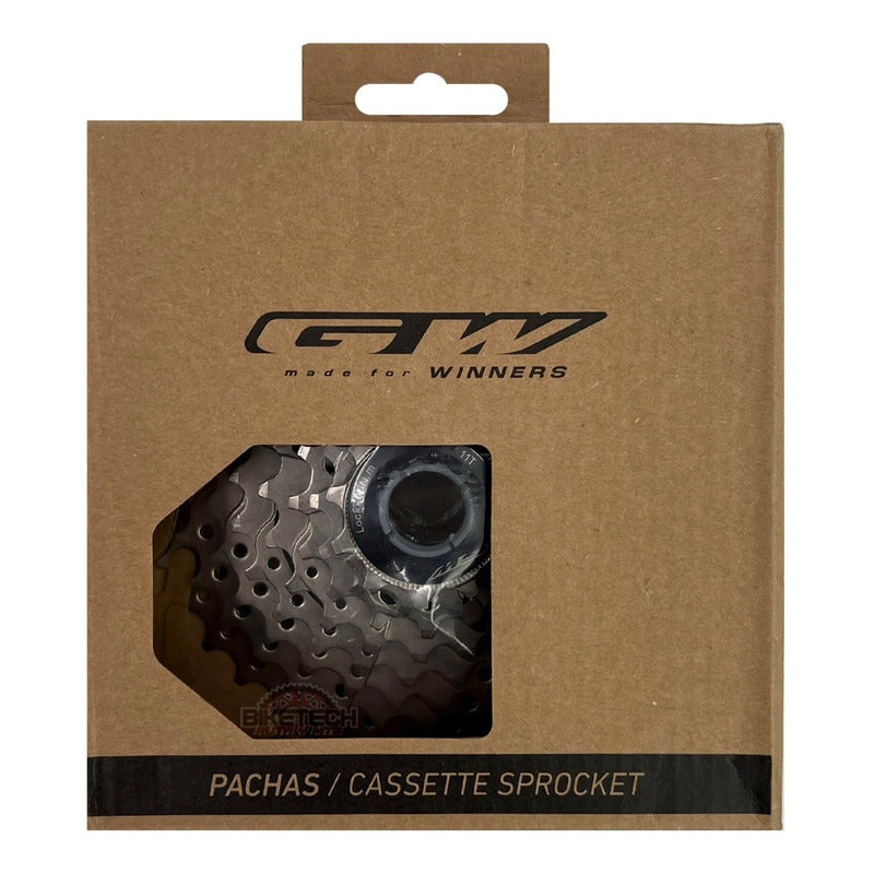 Pacha De 8 Velocidades Gw 11-36 Casette 8v Para Mtb Gris