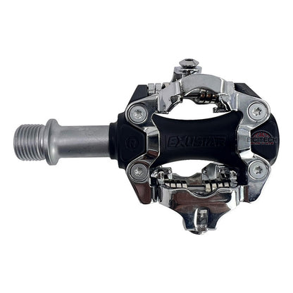 Pedales Mtb Exustar Pm-213 Aluminio Plateado