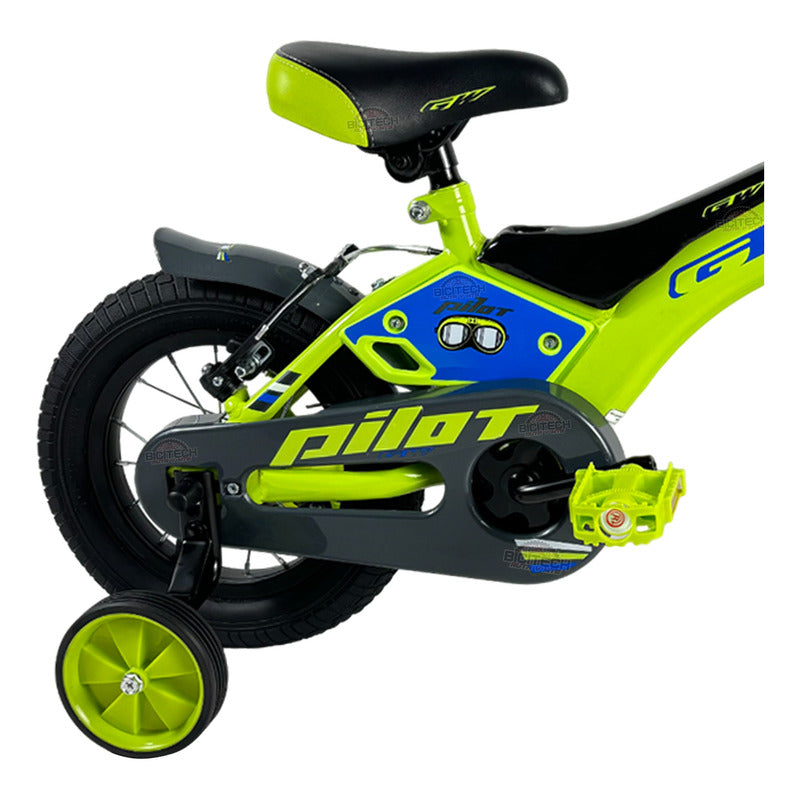 Bicicleta Bmx Rin 12 Niño Gw Pilot 100 Ruedas Auxiliares