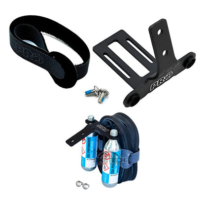 Montura De Sillín Para Inflador Co2 Pipetas Y Neumático Negro