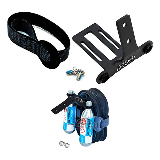 Montura De Sillín Para Inflador Co2 Pipetas Y Neumático Negro