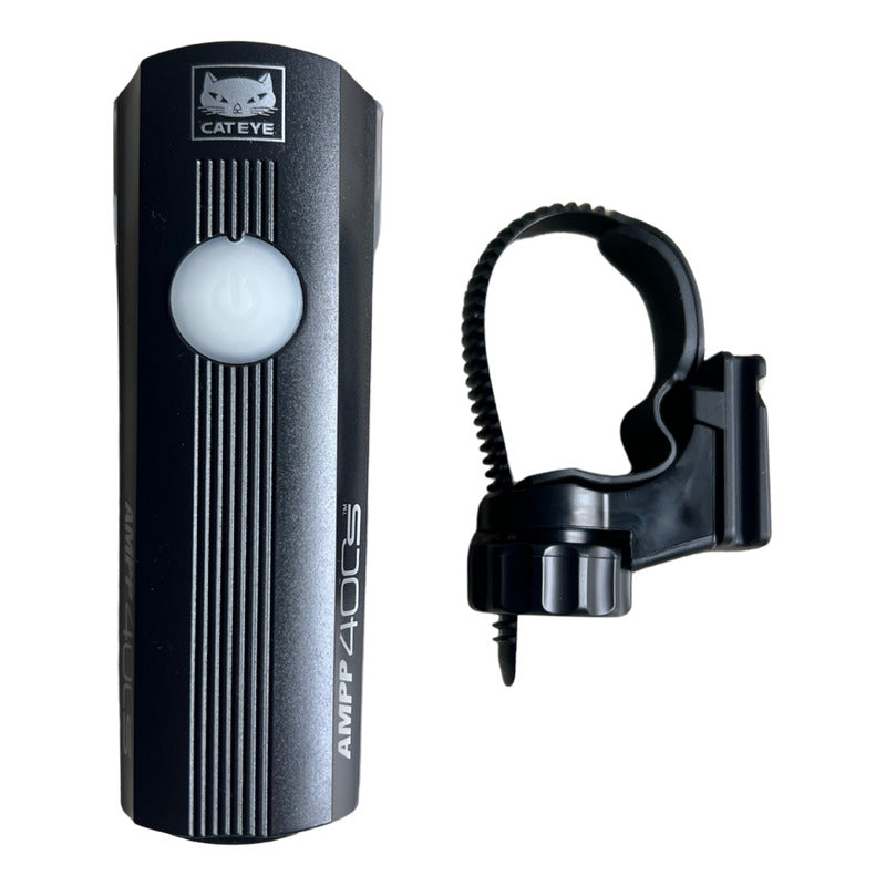 Linterna Cateye Delantera Alta Intensidad 400 Lúmenes Negro