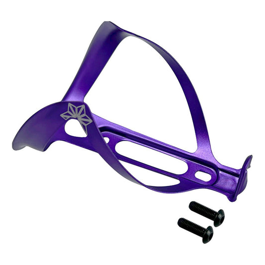 Porta Caramañola Ciclismo Supacaz Fly Morado 18g Aluminio Violeta