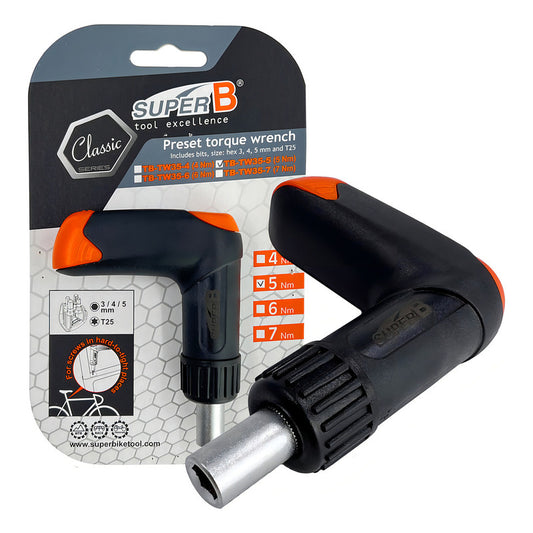 Herramienta Torquímetro Bicicleta Super B Tb-tw35-5 5nm Punta Hexa Torx