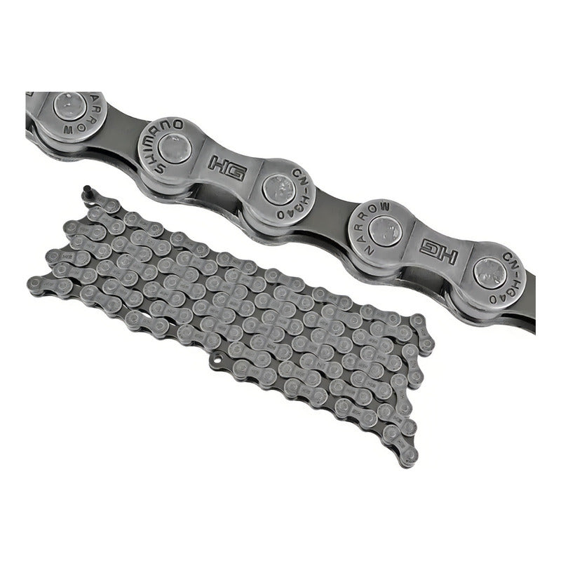 Cadena De Bicicleta Shimano Hg40 8v 116 Eslabones Quick Link