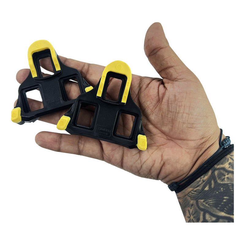 Pedales Bicicleta Ruta Shimano Pd-r550l X 165mm Con Calas