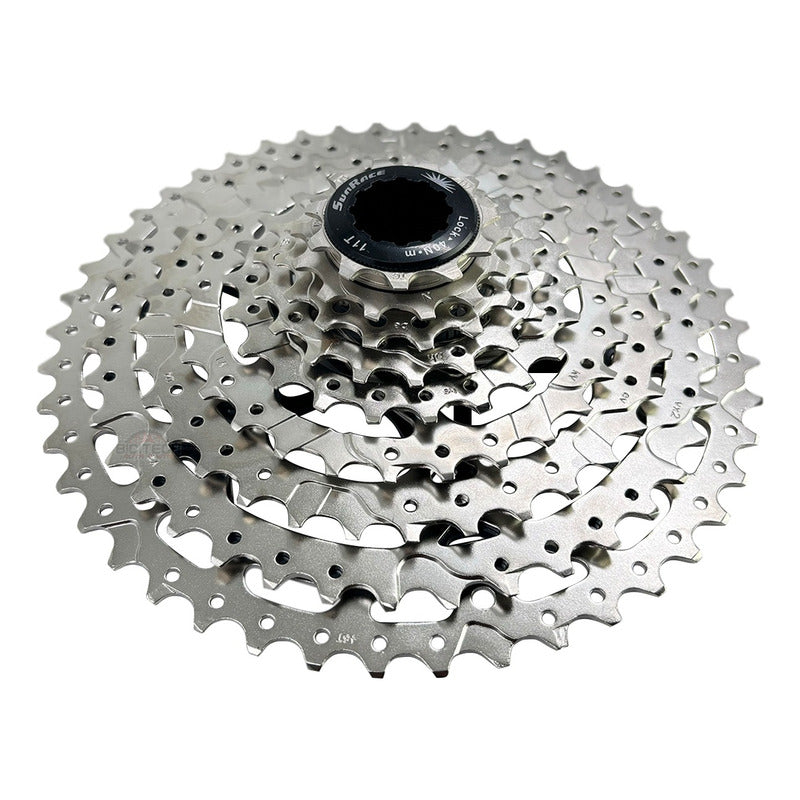 Pacha Cassette 9 Velocidades Sunrace M983 11-46 Mtb - Plateado - 11 - 46