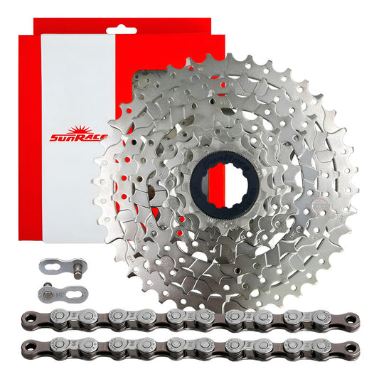 Pacha 8 Velocidades Sunrace M68 11-40 Mtb+ Cadena Kmc Z8 Plateado