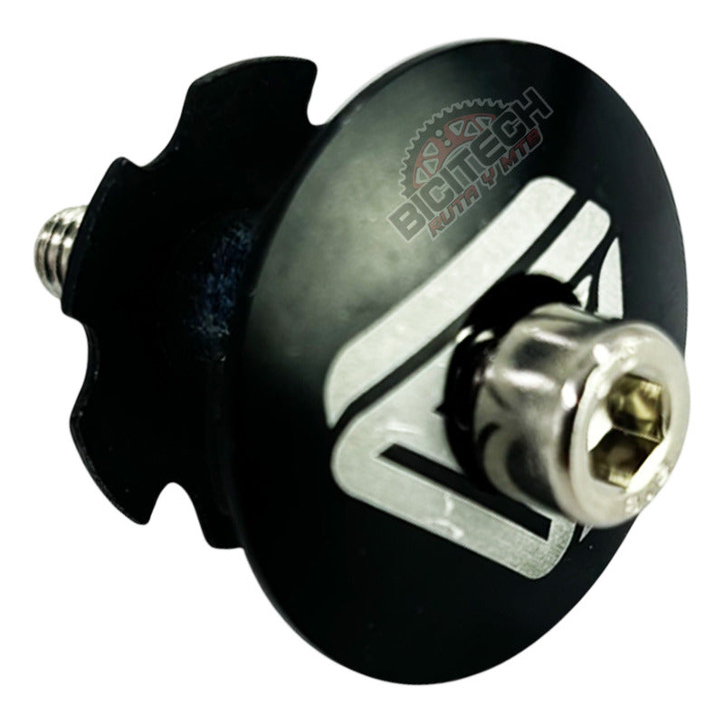 Juego Dirección Bicicleta Gw 1-1/8 Copas  Integrado Negro Plateado