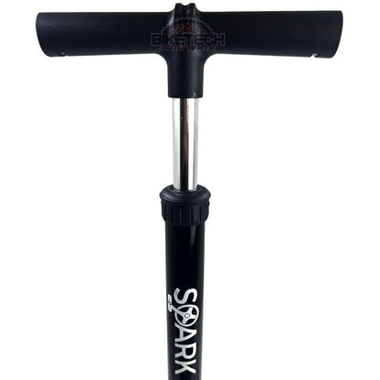 Inflador Bomba Spark Medidor Digital Compatible Toda Válvula Negro