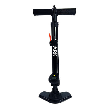 Inflador Bomba Spark Medidor Digital Compatible Toda Válvula Negro