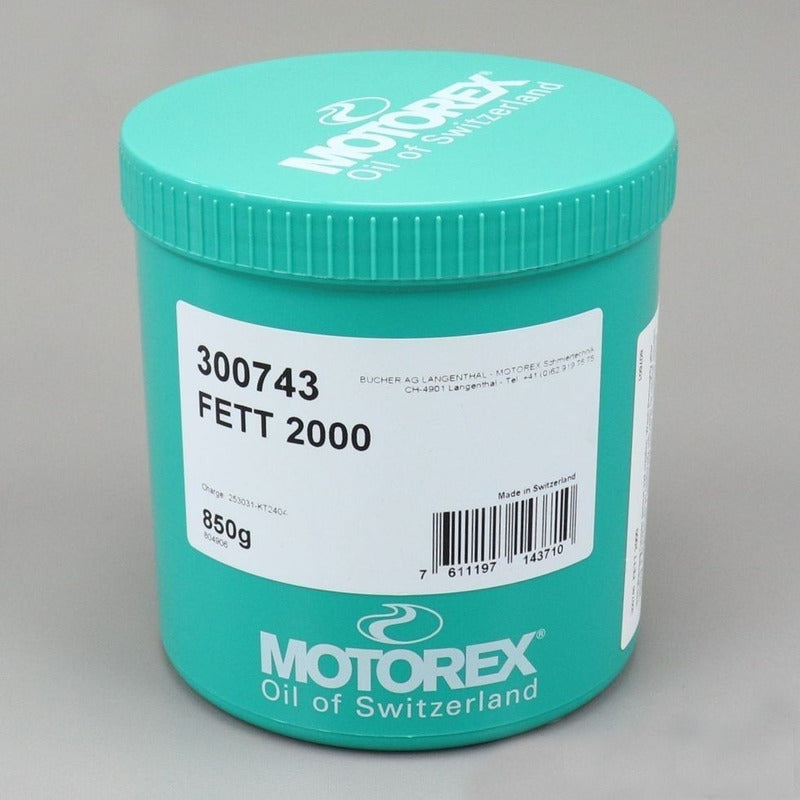 Grasa Motorex Fett 2000 850ml Verde Bicicleta Calcio Resistente Agua