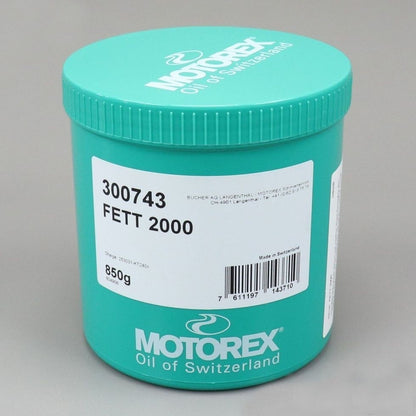 Grasa Motorex Fett 2000 850ml Verde Bicicleta Calcio Resistente Agua