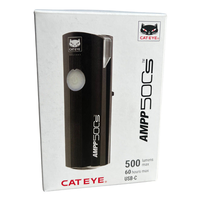 Linterna Luz Cateye Ampp 500 Original Mtb Ruta Senderismo Negro