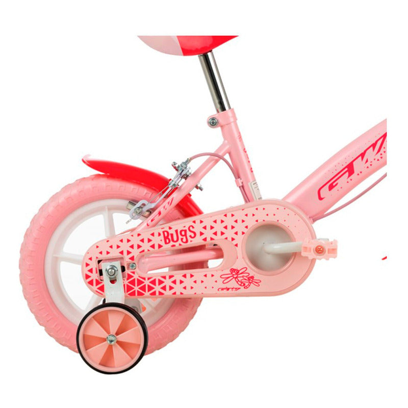 Bicicleta Niña Rin 12 Gw Bugs Doble Freno Con Auxiliar