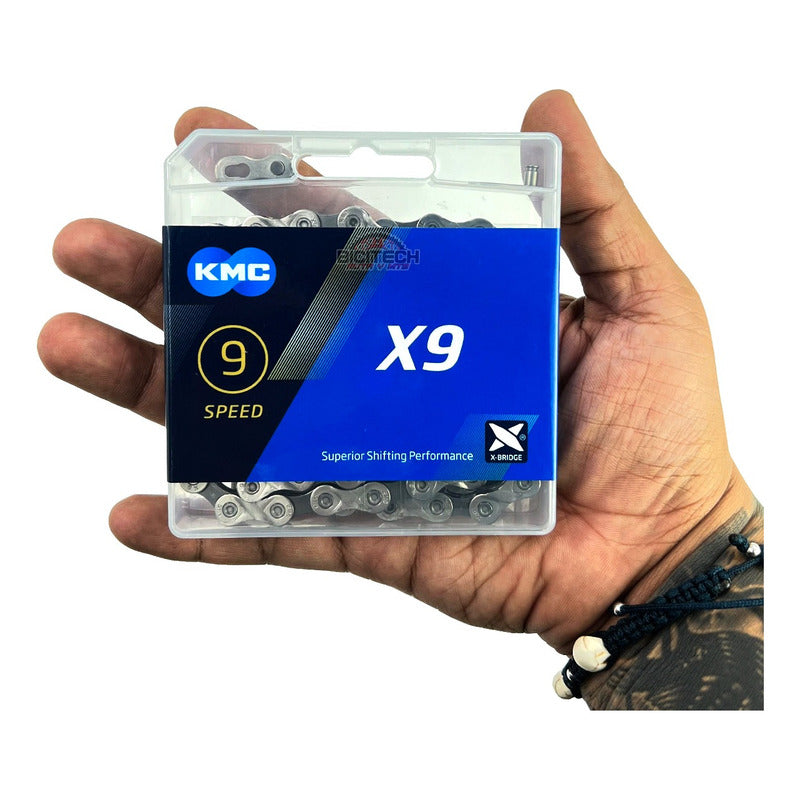 Cadena Kmc X9.93 De 9 Velocidades 116 Eslabones