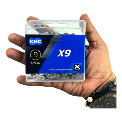 Cadena Kmc X9.93 De 9 Velocidades 116 Eslabones