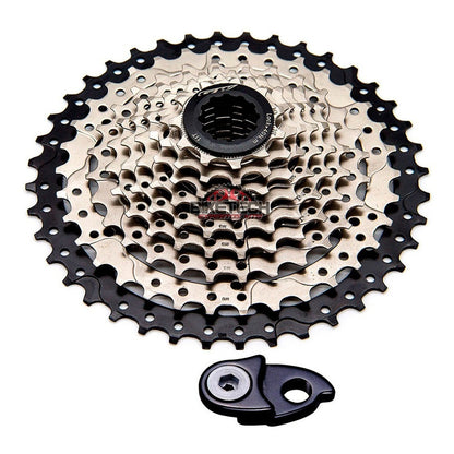 Combo Pacha Gw 9v 11-42 + Cadena Kmc Z9 + Extensión De Uña Negro 11 40