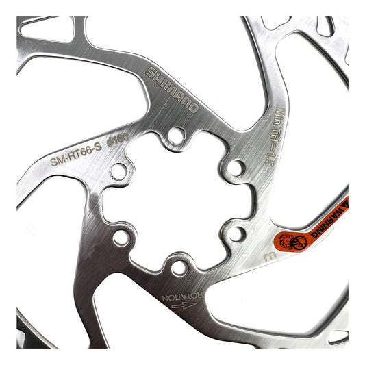 Disco 6 Tornillos - Rotor Shimano Sm-rt66 De 160mm Slx/deore Plateado