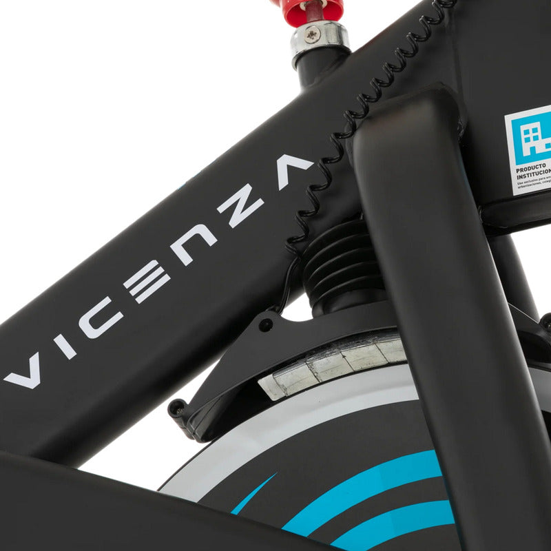 Bicicleta De Spinning Sportfitness Vicenza 2.0 Negra Negro