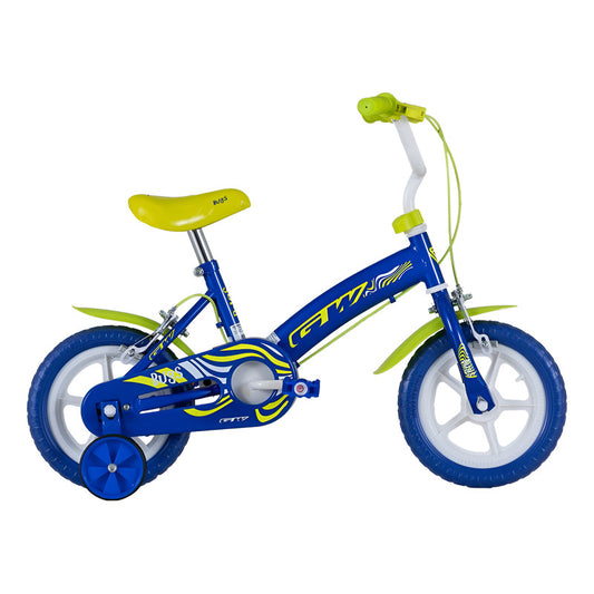 Bicicleta Niña Rin 12gw Bugs Azul Doble Freno Auxiliar Azul Rin 12