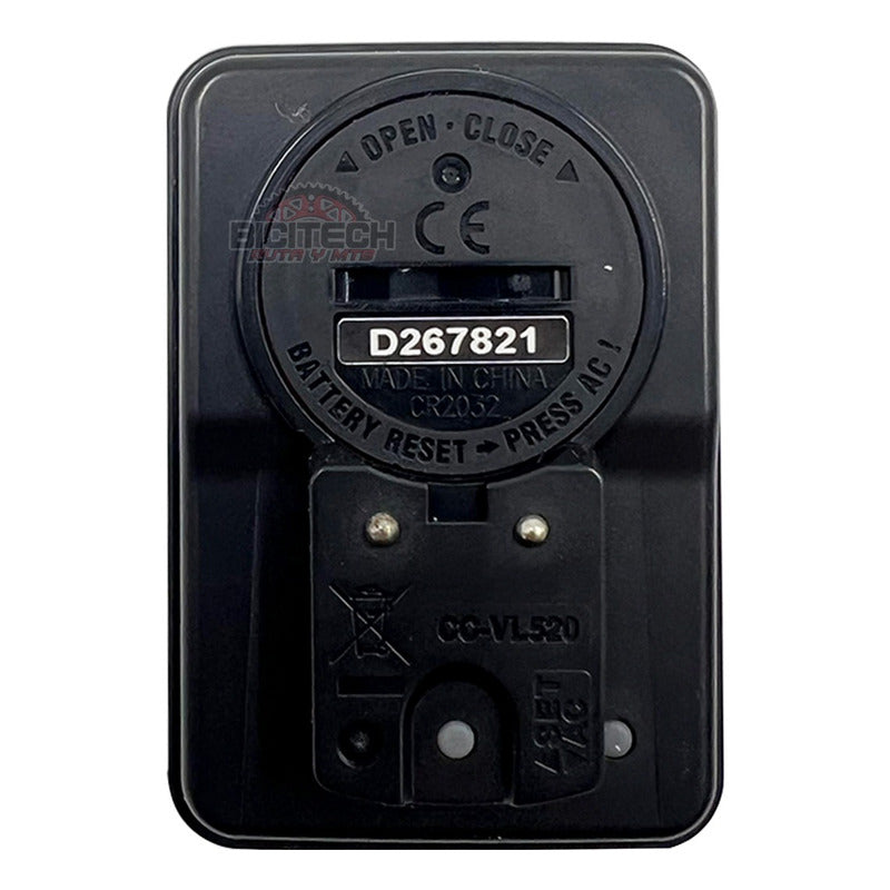 Velocimetro Bicicleta Cateye Velo 7 Vl520 Con Cable Ruta Mtb Gris