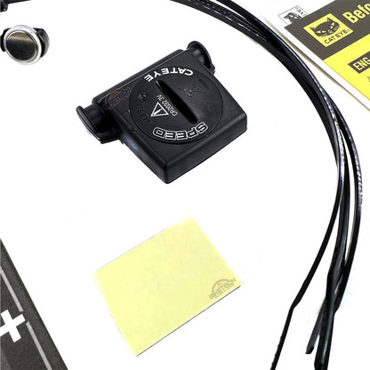 Ciclocomputador Cateye Velo Wireless Con Luz Inalámbrico  Negro