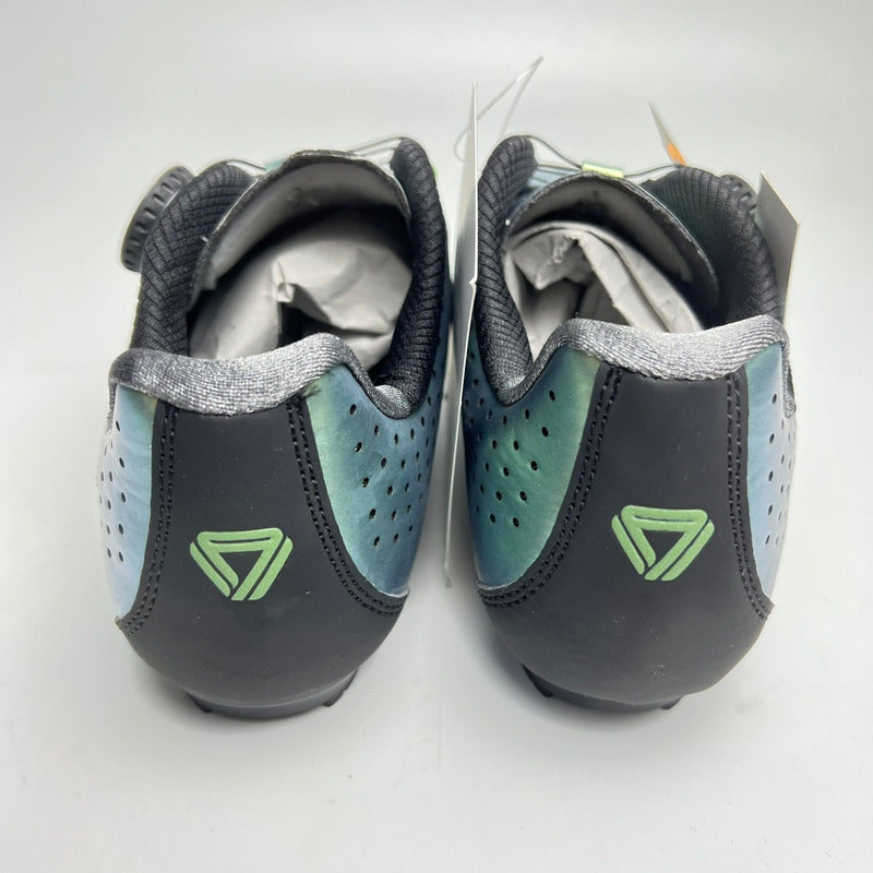 Zapatillas Ciclismo Gw Bicicleta De Ruta Doble Boa Verde