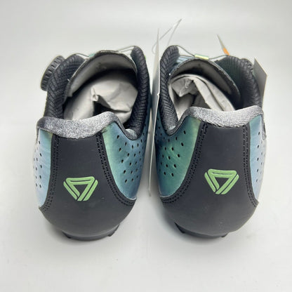 Zapatillas Ciclismo Gw Bicicleta De Ruta Doble Boa Verde