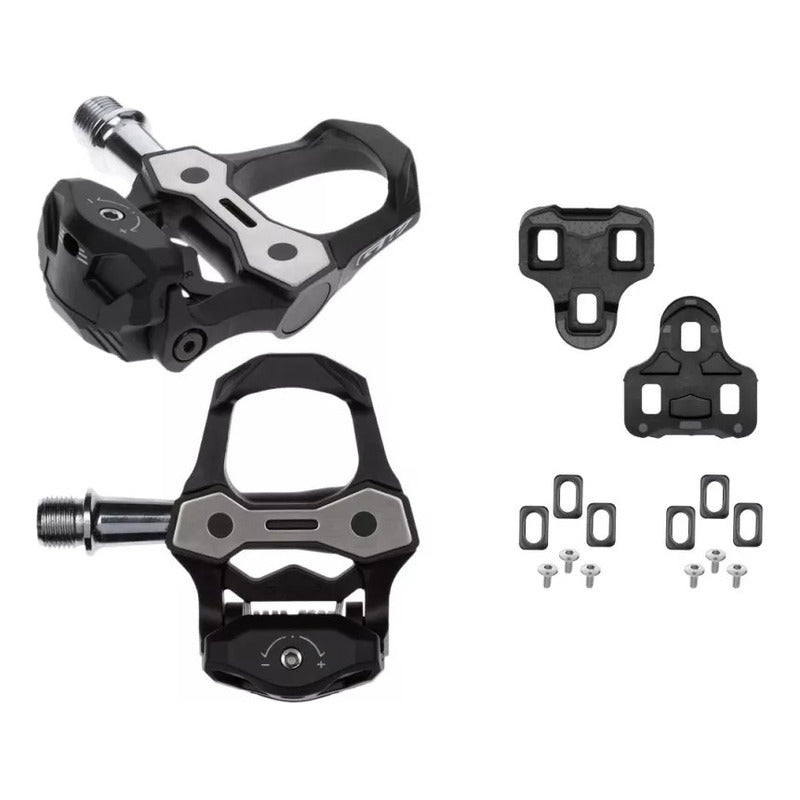 Pedales Ruta Carbono Gw Chocles Automáticos Bicicletas Color Negro