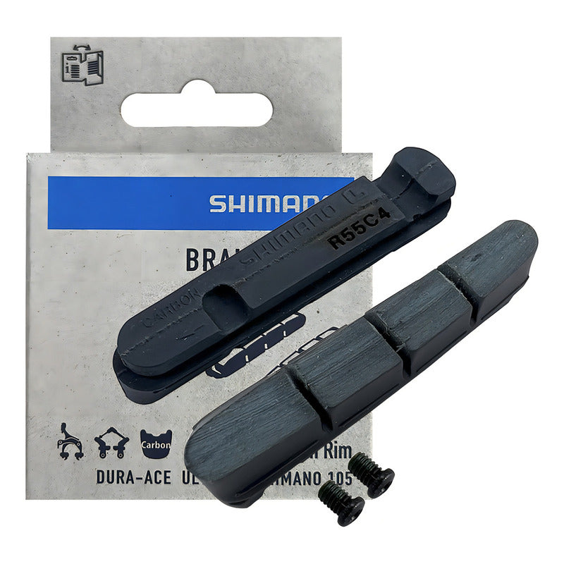 Taco Borrador Bicicleta Ruta Shimano R55c4 Ultegra Zapata Rin Carbono