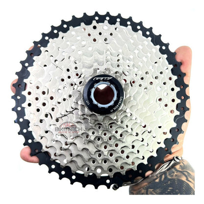 Pacha Cassette 11 Velocidades Gw 11-46 Piñones - Gris Con Negro - 11 - 46