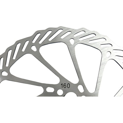 Disco Freno Tektro 160mm Flow 6 Tornillos Compatible Shimano Sram Plateado