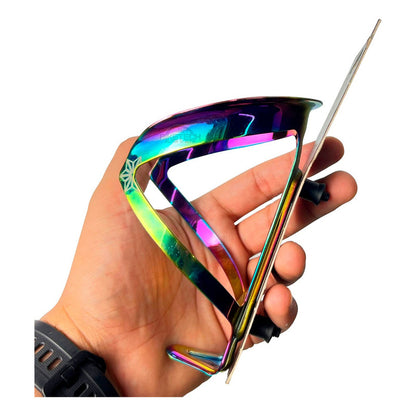 Porta Caramañola Ciclismo Mtb Ruta Supacaz 18g Tornasol Alum Nude