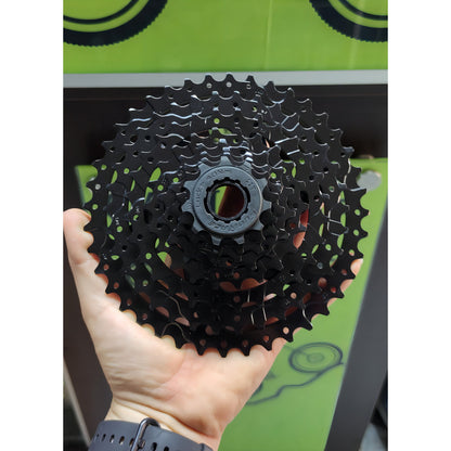 Cassette Pacha Sunrace 8 Velocidades 11-42 Dientes Mtb Acero Negro