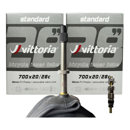 Kit De 2 Cámaras 700x20/28 Vittoria Valvula Presta Removivel