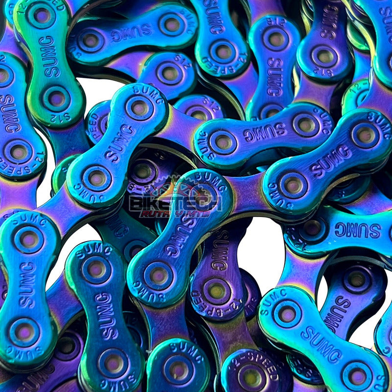 Cadenilla Ciclismo Mtb Ruta Gw Sx12 Cadena Tornasol 12vel